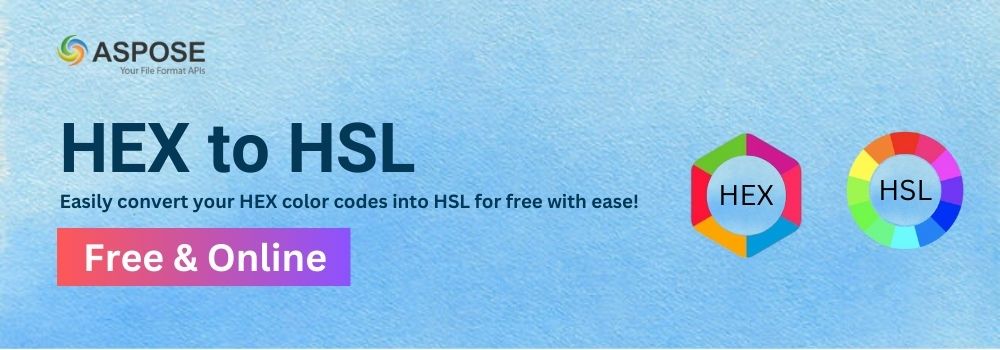 แปลง HEX เป็น HSL ออนไลน์