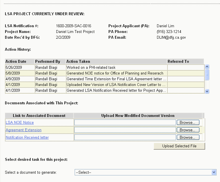 Document selection preview