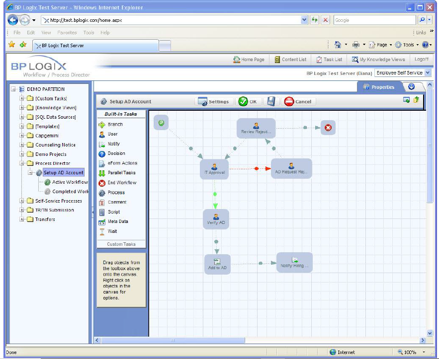 Preview of Workflow Director product