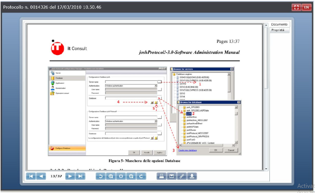 Image 2:- Document processing within josh protocol