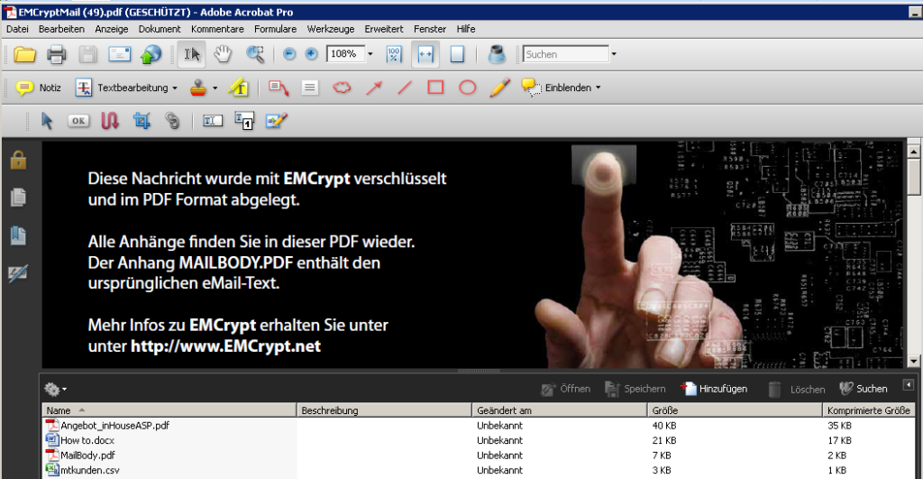 Exported PDF preview
