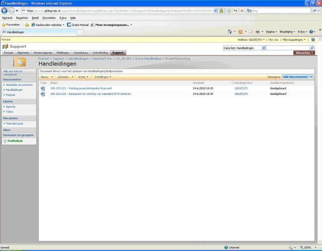 Preview of MS Sharepoint with MS Word files
