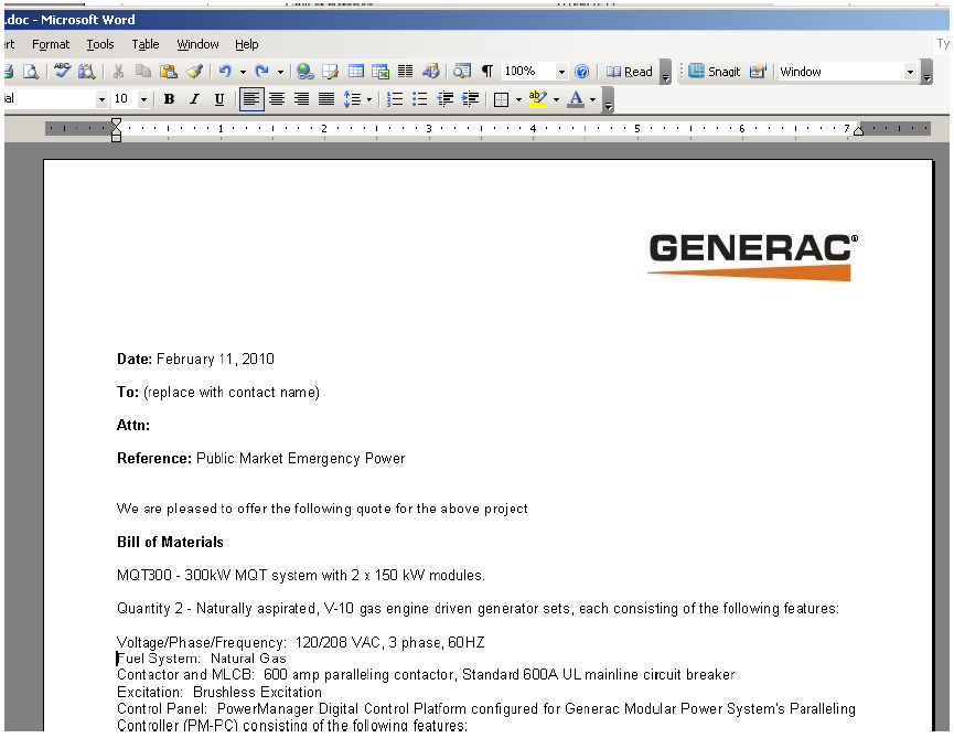 Preview of resultant MS Word document
