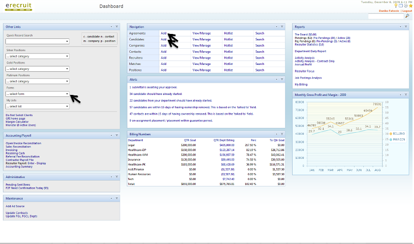 Erecruit solution preview