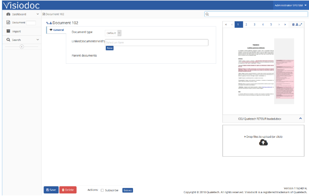 Visiodoc generating preview of pages