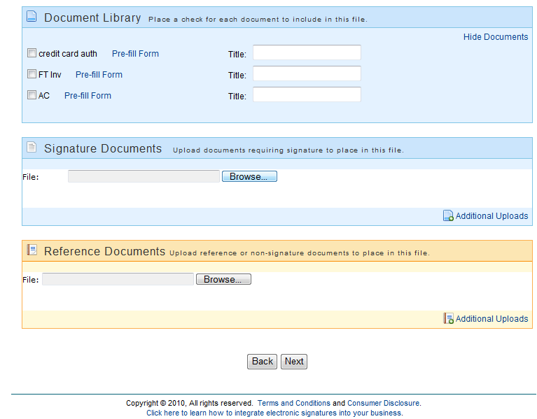 Digitally sign documents
