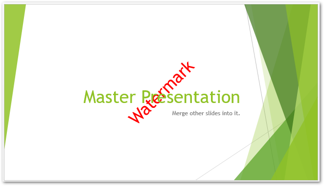 Python'da PowerPoint Slaytlarına Metin Filigranı Ekleme