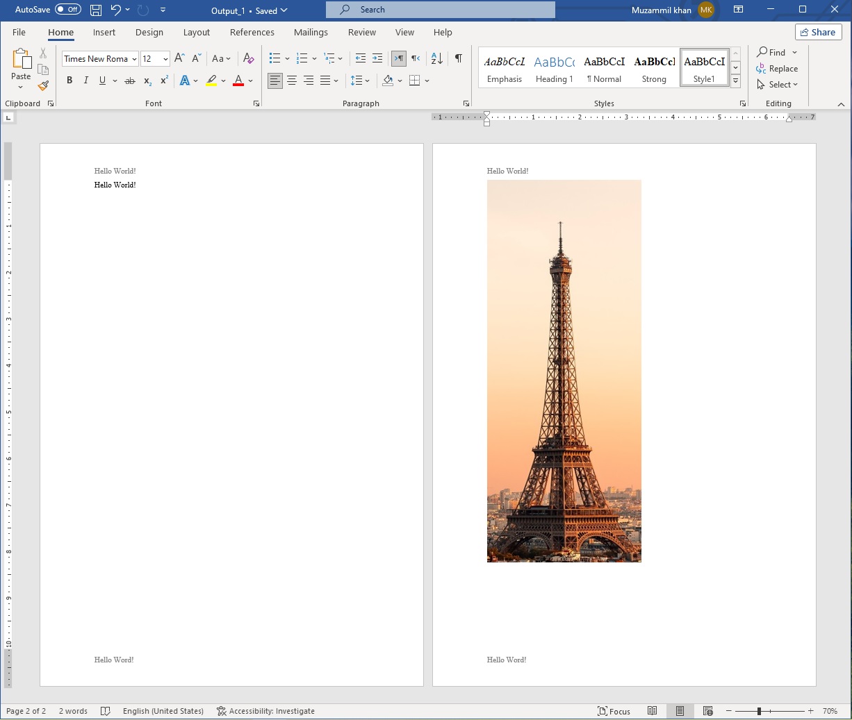 C#'ta Mevcut Bir Word Belgesine Resim Ekleme