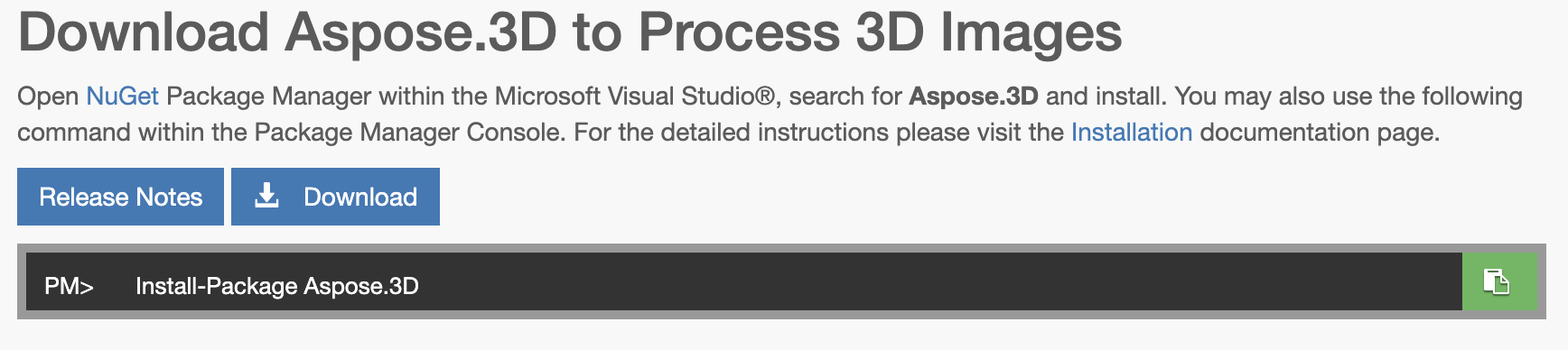 3D Graphics API