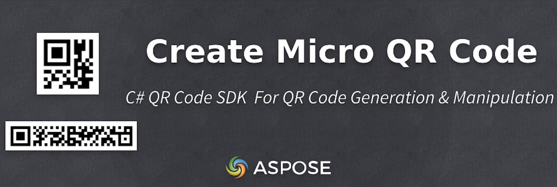 Створення мікро QR-коду в C# за допомогою QR Code SDK