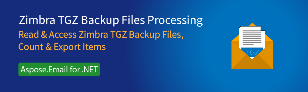 Обробка файлів Zimbra TGZ на C#
