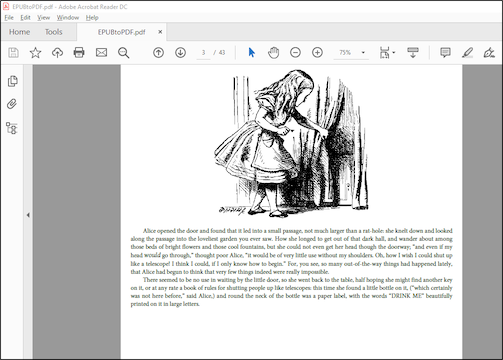 Перетворення EPUB на PDF