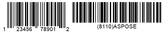 Generate UPC-A GS1 128 Coupon in C#