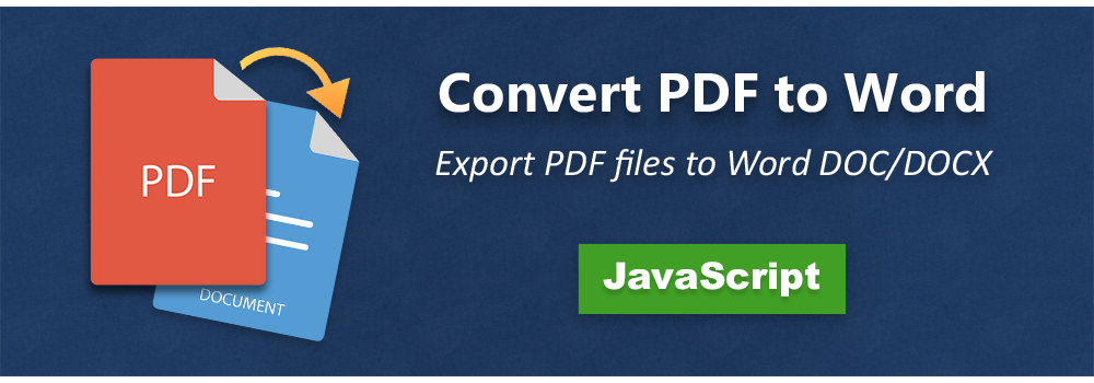 Chuyển đổi PDF sang Word bằng JavaScript