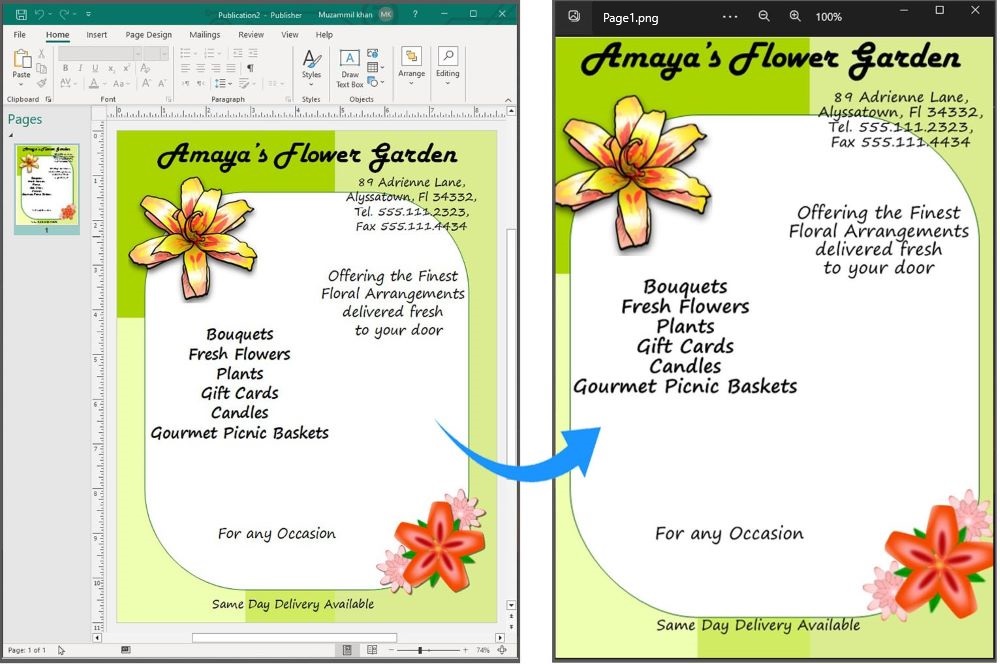 Chuyển đổi PUB sang PNG trong C#