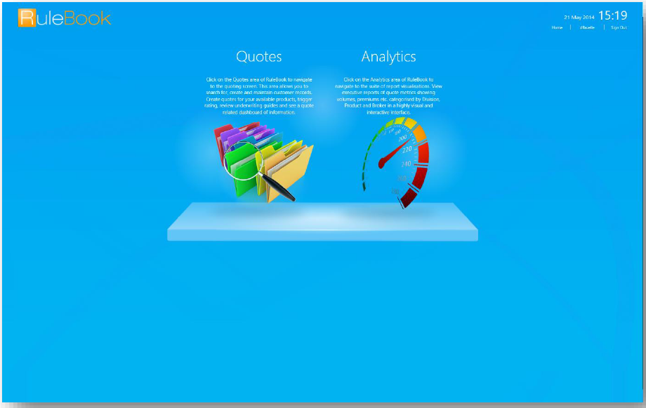 RuleBook screen preview