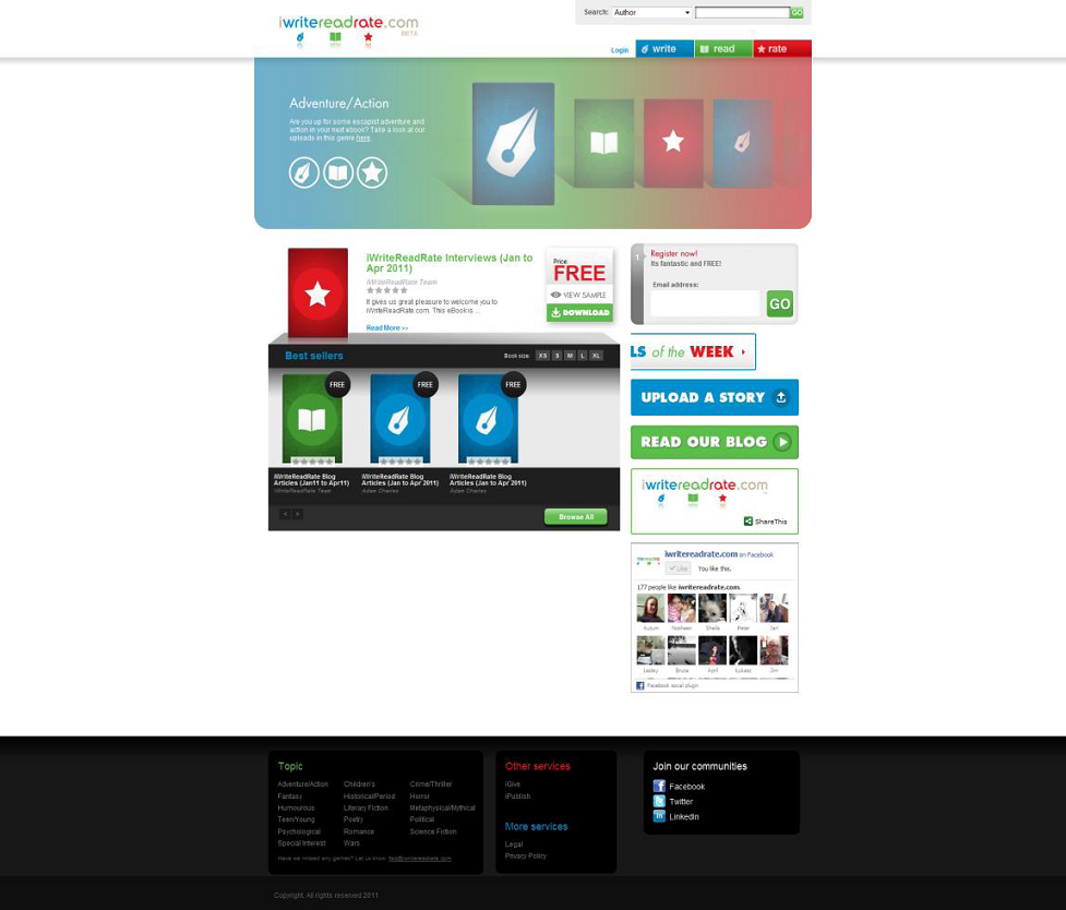 Preview of website 