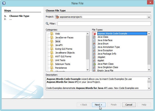 Aspose.Words Java Code Examples 