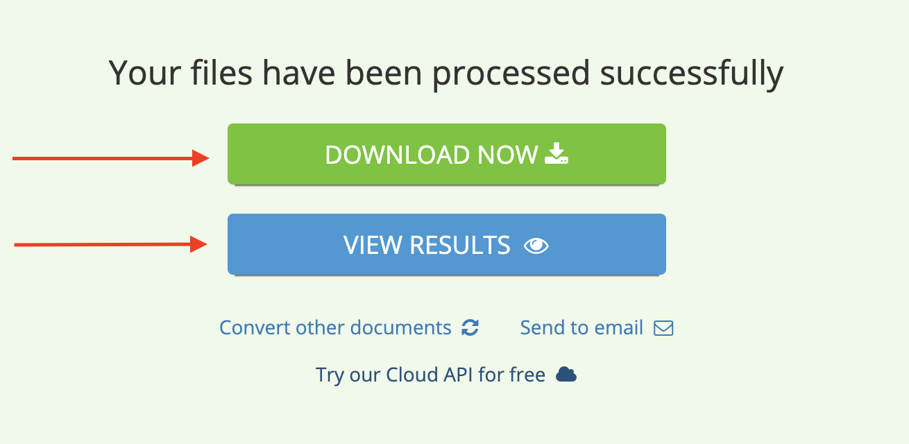 View results
