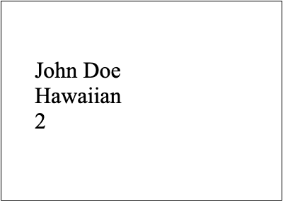 simple mail merge