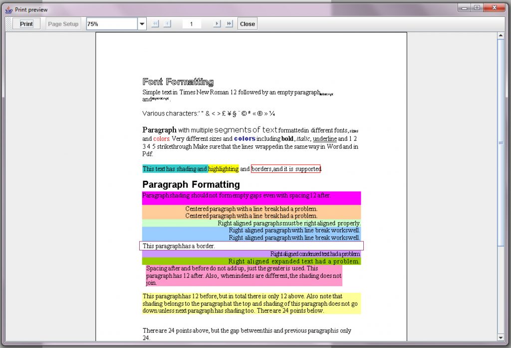 Print Word Document