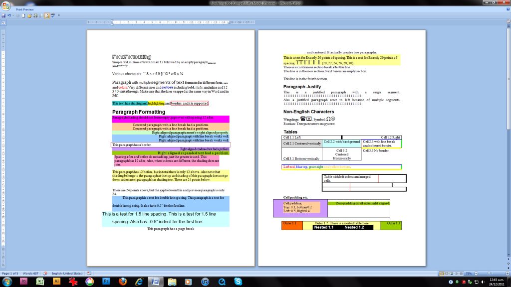Print Preview Word Doc