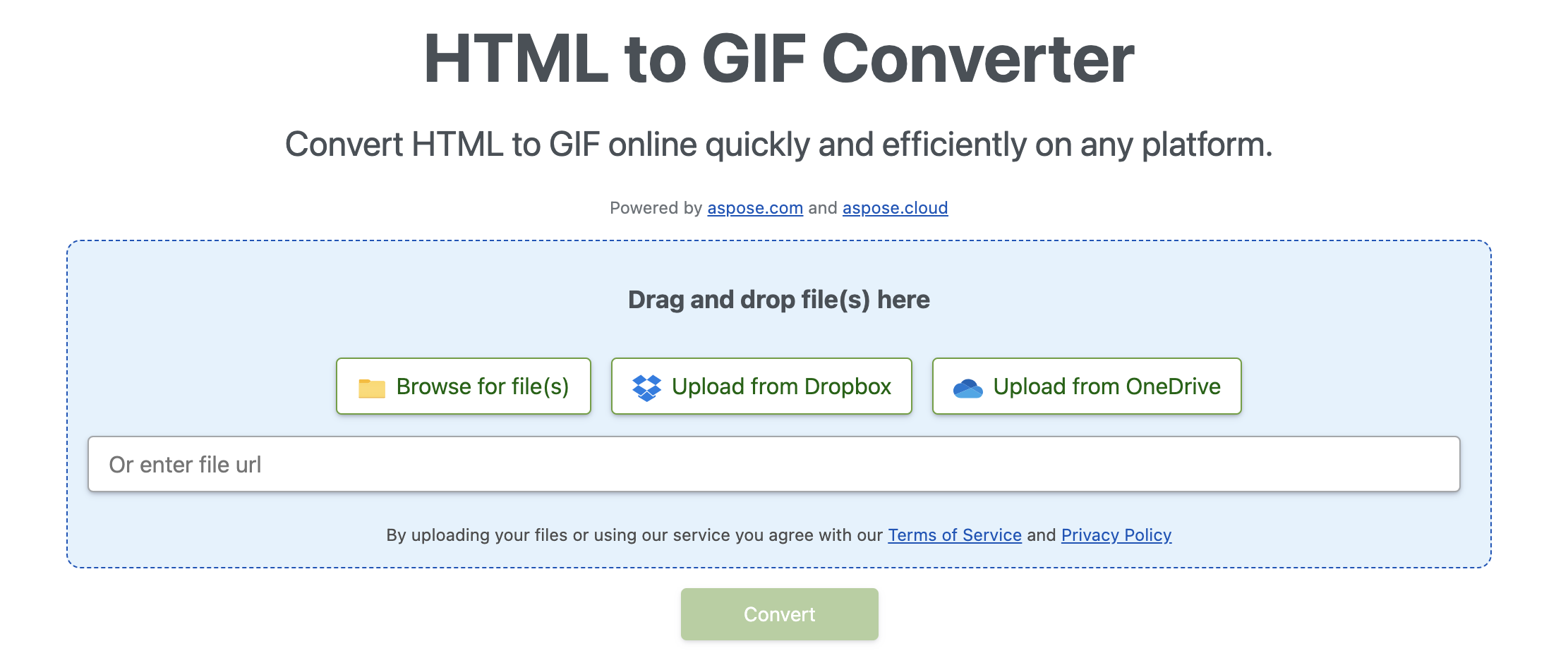 html 到 gif 轉換器