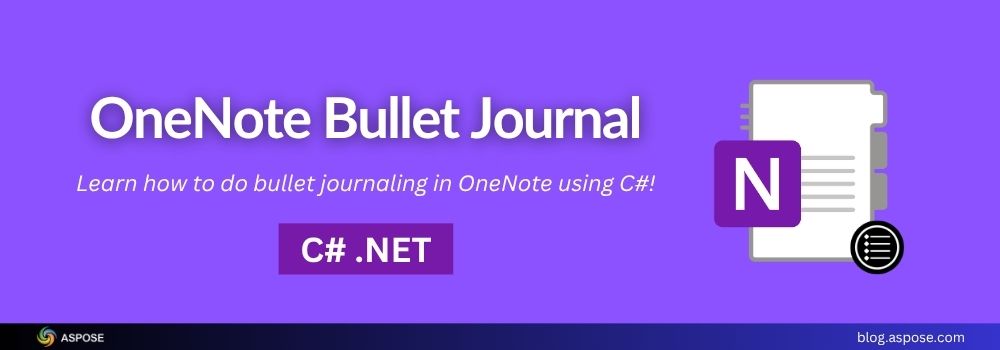 使用 C# 的 OneNote 進行子彈日記