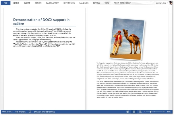 合併的 MS Word 文檔