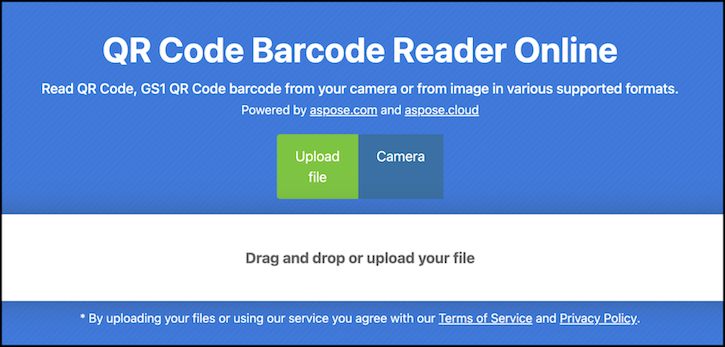 QR Code Reader Online
