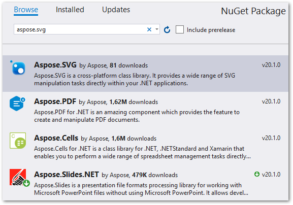 C# .NET SVG 库